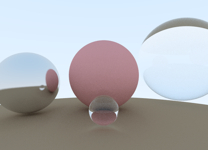 An early in-development raytraced render